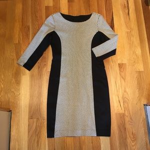 Banana Republic Knit Dress - Black & white